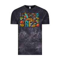 Cloud Black teaching my Vintage Tee - texasbilliewilder