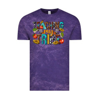 Cloud Purple teaching my Vintage Tee - texasbilliewilder
