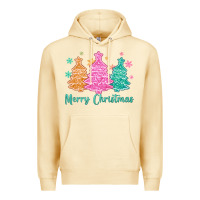 Pina Colada merry christmas glitter trees Premium Hoodie - MaliasSmallBusiness