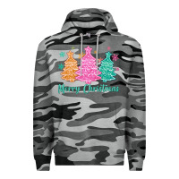 Slate Camo merry christmas glitter trees Premium Hoodie - MaliasSmallBusiness