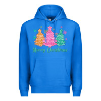 True Royal merry christmas glitter trees Premium Hoodie - MaliasSmallBusiness