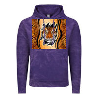Cloud Purple tiger scratch mark Vintage Hoodie - RanaPortraitStore