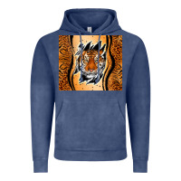 Vintage Denim tiger scratch mark Vintage Hoodie - RanaPortraitStore