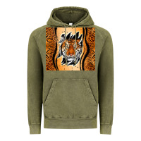 Vintage Olive tiger scratch mark Vintage Hoodie - RanaPortraitStore