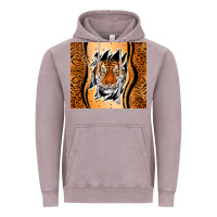 Tiger Scratch Mark Vintage Hoodie | Teevron