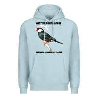 Blue Mist Western Ground Parrot Rare Wild And West Australia Premium Hoodie - Bettercallsaul