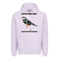 Lilac Western Ground Parrot Rare Wild And West Australia Premium Hoodie - Bettercallsaul