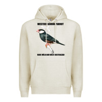 Oatmeal Heather Western Ground Parrot Rare Wild And West Australia Premium Hoodie - Bettercallsaul