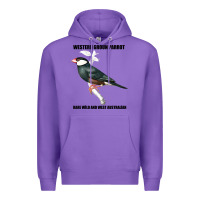 Purple Western Ground Parrot Rare Wild And West Australia Premium Hoodie - Bettercallsaul