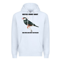 White Western Ground Parrot Rare Wild And West Australia Premium Hoodie - Bettercallsaul