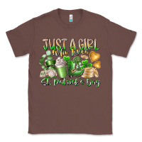 Chestnut Just a Girl who Loves Saint Patrick's Day Classic Tee - RacoonDesign