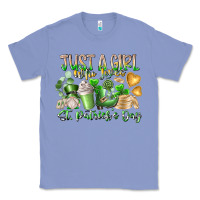 Colony Blue Just a Girl who Loves Saint Patrick's Day Classic Tee - RacoonDesign
