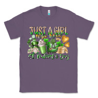 Lavender Just a Girl who Loves Saint Patrick's Day Classic Tee - RacoonDesign