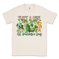 Natural Just a Girl who Loves Saint Patrick's Day Classic Tee - RacoonDesign