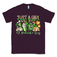 Plum Just a Girl who Loves Saint Patrick's Day Classic Tee - RacoonDesign