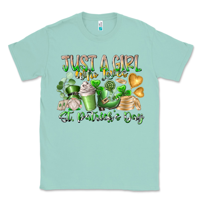 Just A Girl Who Loves Saint Patrick's Day Classic Tee by RacoonDesign | Teevron