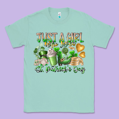 Just A Girl Who Loves Saint Patrick's Day Classic Tee Designed By Racoondesign