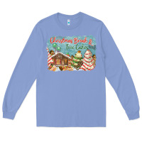 Colony Blue christmas break and tree cakes Long Sleeve Tee - FaDigitalArtStudio