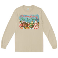 Mushroom christmas break and tree cakes Long Sleeve Tee - FaDigitalArtStudio