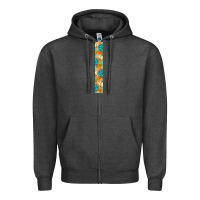 Charcoal Heather fall pumpkin Zipper Hoodie - BundleAndBundleShop