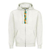 Oatmeal Heather fall pumpkin Zipper Hoodie - BundleAndBundleShop