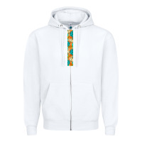 White fall pumpkin Zipper Hoodie - BundleAndBundleShop