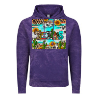 Cloud Purple texas Vintage Hoodie - RanaPortraitStore