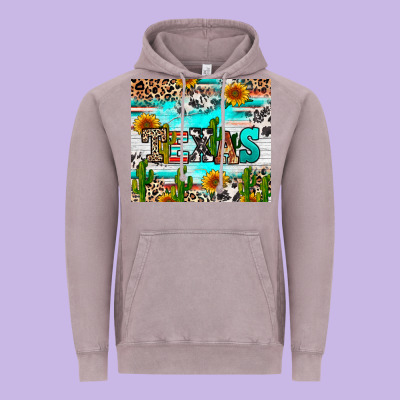 Texas Vintage Hoodie Designed By Ranaportraitstore