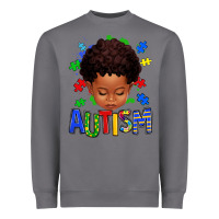 Storm autism afro kid full face Heavyweight Sweatshirt - texasbilliewilder