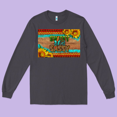 Sweet And Sassy Juneteenth Skinny Metal Can Holder Long Sleeve Tee Designed By Hra Design Shop