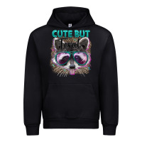Black cute but feral Urban Hoodie - Artiststas
