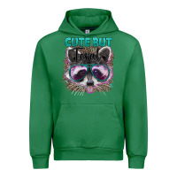 Emerald cute but feral Urban Hoodie - Artiststas