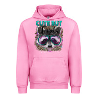 Fuchsia Pink cute but feral Urban Hoodie - Artiststas