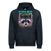 Navy cute but feral Urban Hoodie - Artiststas
