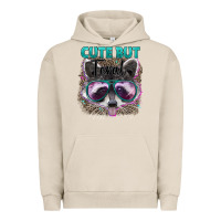 Pigment French Oak cute but feral Urban Hoodie - Artiststas