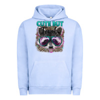 Pigment Grape Ice cute but feral Urban Hoodie - Artiststas