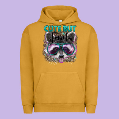 Cute But Feral Urban Hoodie Designed By Artiststas