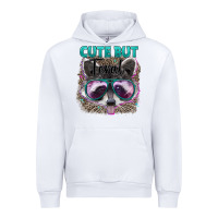 White cute but feral Urban Hoodie - Artiststas