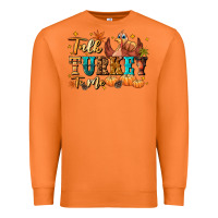 Carrot Talk turkey to me Premium Sweatshirt - NancyCooperArtShop