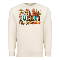 Sandshell Talk turkey to me Premium Sweatshirt - NancyCooperArtShop