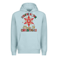 Blue Mist believe in the magic of christmas Premium Hoodie - MaliasSmallBusiness