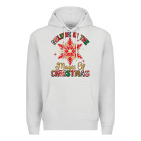 Dove Grey believe in the magic of christmas Premium Hoodie - MaliasSmallBusiness