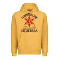 Mustard believe in the magic of christmas Premium Hoodie - MaliasSmallBusiness