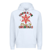 White believe in the magic of christmas Premium Hoodie - MaliasSmallBusiness