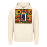 Vintage Artic sunflower serape lady of guadalupe Vintage Hoodie - RanaPortraitStore
