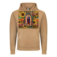 Vintage Camel sunflower serape lady of guadalupe Vintage Hoodie - RanaPortraitStore