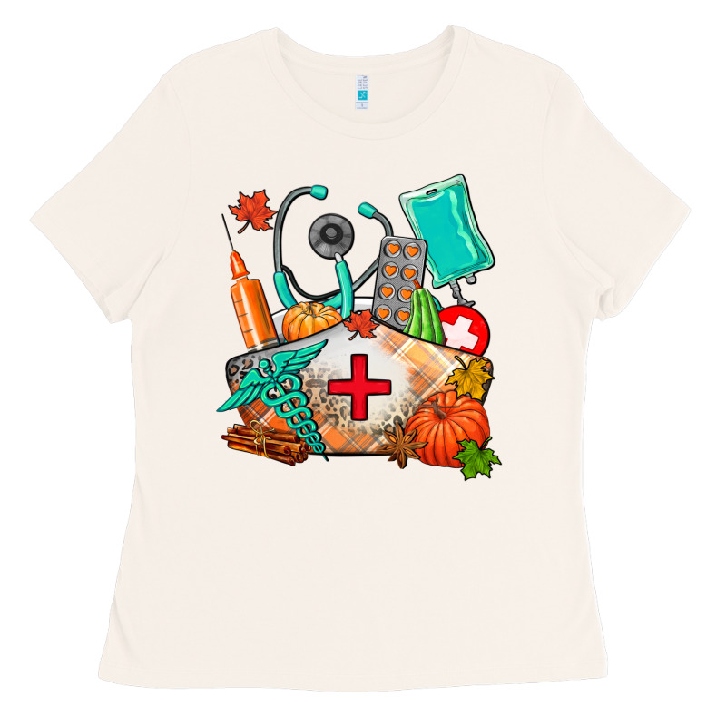 Nurse  And Fall Ladies Tee by AdoDesignShop | Teevron