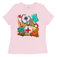 Bubblegum Pink nurse  and fall Ladies Tee - AdoDesignShop