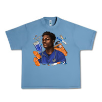 Pebble Blue afro man nurse Urban Heavy Tee - texasbilliewilder