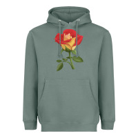 Sage Ketchup And Mustard Rose Heavyweight Hoodie - LillyAllenDesigns